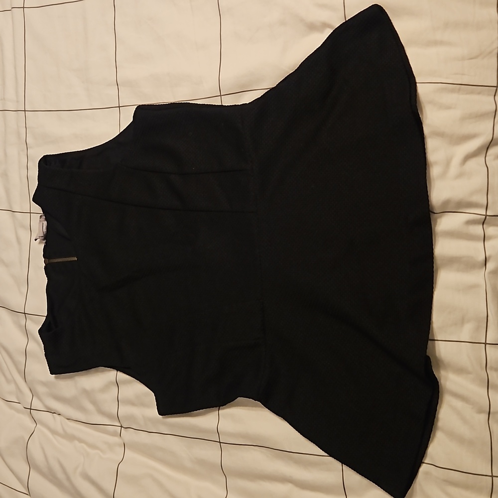 Textured Poplin Top